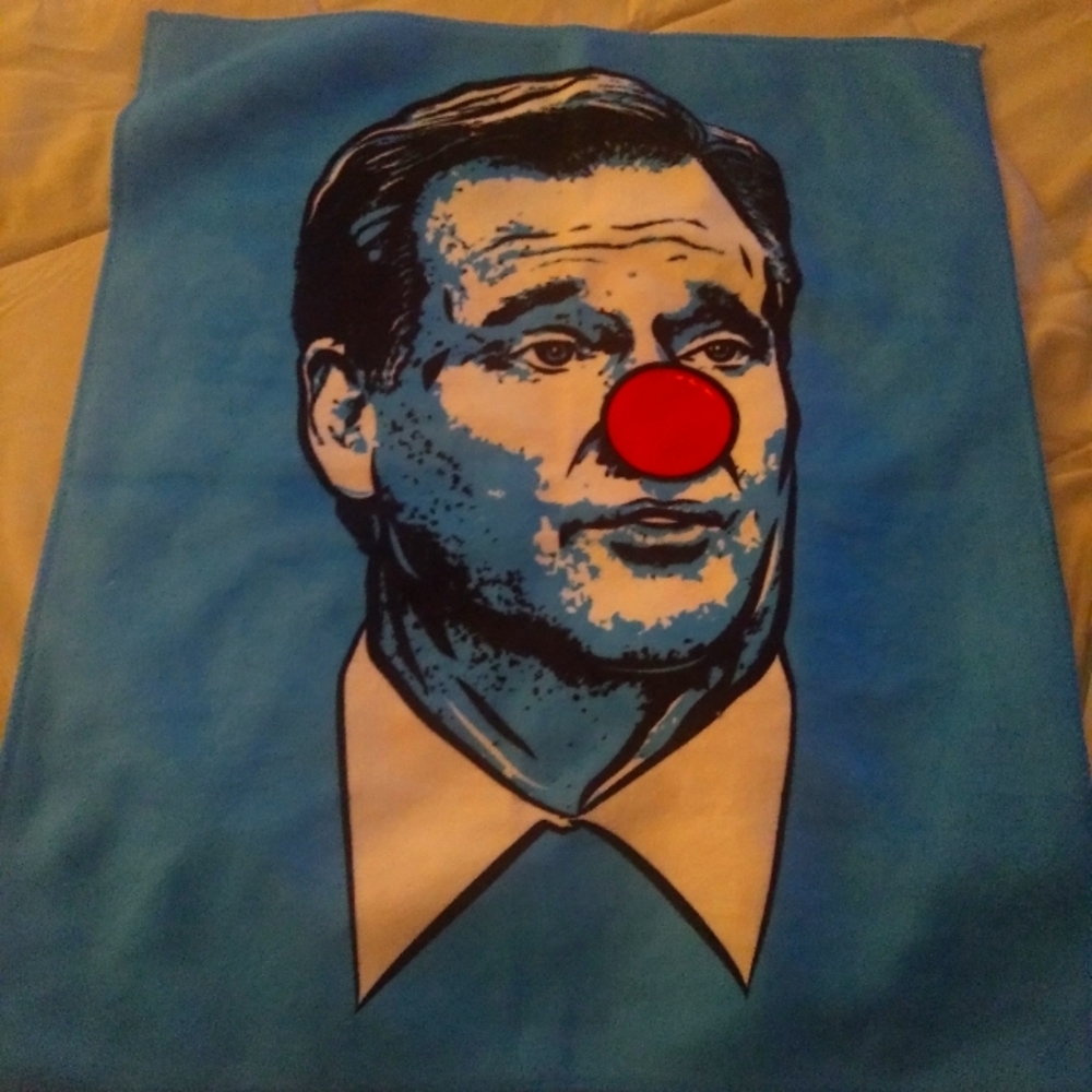 RARE LIMITED EDITION BARSTOOL SPORTS ROGER GOODELL CLOWN TOWEL FROM NE PATS PRE